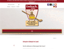 Tablet Screenshot of embach.at